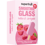Smoothieglass Hallon & Jordgubb 4-p 260ml Superfruit.