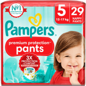 Byxblöjor Premium Protection Pants Strl 5 12-17kg 29-p Pampers.