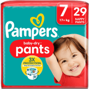 Byxblöjor Baby Dry Pants Strl 7 17+kg 29-p Pampers.