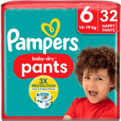 Byxblöjor Baby Dry Pants Strl 6 15+kg 32-p Pampers.