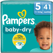Blöjor Baby Dry Strl 5 12-17kg 41-p Pampers.