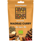 Krydda Curry Madras påse Ekologisk 21g Spicemaster.