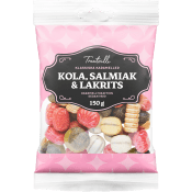 Karameller Kola Salmiak Lakrits 150g Treatville.