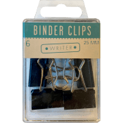 Binder Clips 6st Writer.