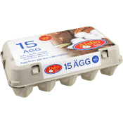 Ägg Frigående S 15-pack 750g Alsbo Ägg.