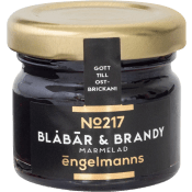 Marmelad Blåbär & Brandy 28g Engelmanns.