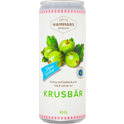 Krusbärsläsk Utan Socker 33cl Hammars Bryggeri.
