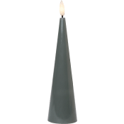 LED Ljus cone grön 17,5 cm ICA.