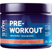 PWO Pulver Tropical fruits 150g Star Nutrition.