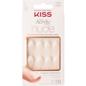 Salon Acrylic Nude French Nails 1st KISS.