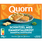 Schnitzel med emmentalerost Fryst 220g Quorn.