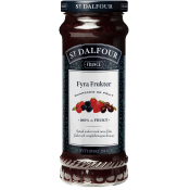 Marmelad Fyra frukter utan tillsatt socker 284g St.Dalfour.