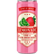 Lemonad Jordgubb/Lime 33cl Spirit of Sweden.