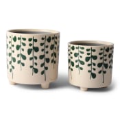 Kruka blad fot 12,5cm.
