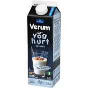 Lättyoghurt Naturell 0,5% Laktosfri 1000g Verum®.