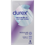Kondomer Invisible Extra Lube 8-p Durex.