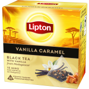 Te Svart Vanilla Caramel Pyramid 20p Lipton.