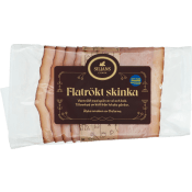 Flatrökt Skinka Skivad 100g Siljans Chark.