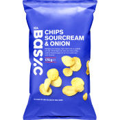 Chips Sourcream & Onion 175g ICA Basic.