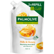 Handtvål Flytande Milk & honey Refill 500ml Palmolive.