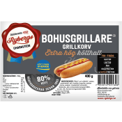 Bohusgrillare 80% Kötthalt 400g Rybergs Charkuteri.