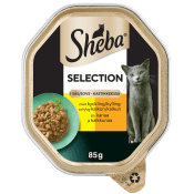 Kattmat Kyckling & kalkon 85g Sheba.
