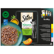 Kattmat Natures collection Mix 12-p 85g Sheba.