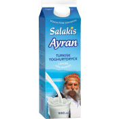 Yoghurtdryck Ayran 2% 1000ml Salakis.