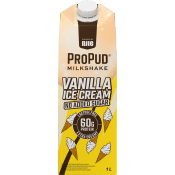 Milkshake Vanilla Ice Cream Laktosfri 1,5% 1000ml ProPud.