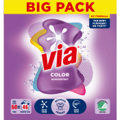 Tvättmedel Pulver Color 2400g Via.