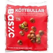Köttbullar 1kg ICA Basic.