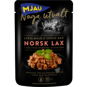 Kattmat Norsk Lax 85g Mjau.