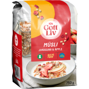Müsli Jordgubb & äpple 750g ICA Gott Liv.