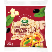 Mozzarella tärnad Familjefavoriter 300g Arla®.