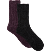 Socka Cosy 2p lila/svart 36/38 mywear.