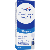 Nässpray 1mg/ml 10ml Otrivin.