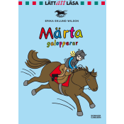 Märta galopperar.