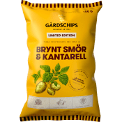 Chips Brynt smör & Kantarell 150g Gårdschips.