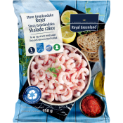 Skalade räkor L 150g Royal Greenland.