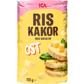 Riskakor ost 125 g ICA.
