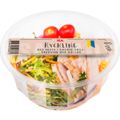 Pastasallad i chilidressing & Kyckling 450g ICA.