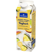 Fruktyoghurt Ananas Persika Kokos 2,6% 1000g Norrmejerier.
