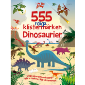 555 roliga klistermärken. Dinosaurier.