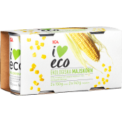 Majskorn 2-p Ekologisk 300g ICA I love eco.