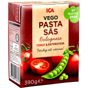 Pastasås Vego Bolognese 390g ICA.