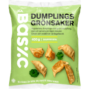 Dumplings grönsaker 400g ICA Basic.