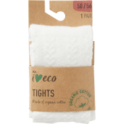 Babystrumpbyxa Boo 1p Vit 50/56 ICA I love eco.