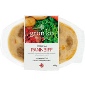 Färdigmat Pannbiff i Pepparsås med Potatis 400g Grön Ko.