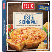 Ost & skinkpaj Fryst 220g Felix.