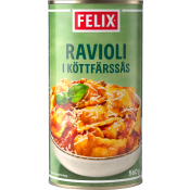 Ravioli i Köttfärssås 560g Felix.
